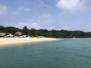 台風明けの瀬底島